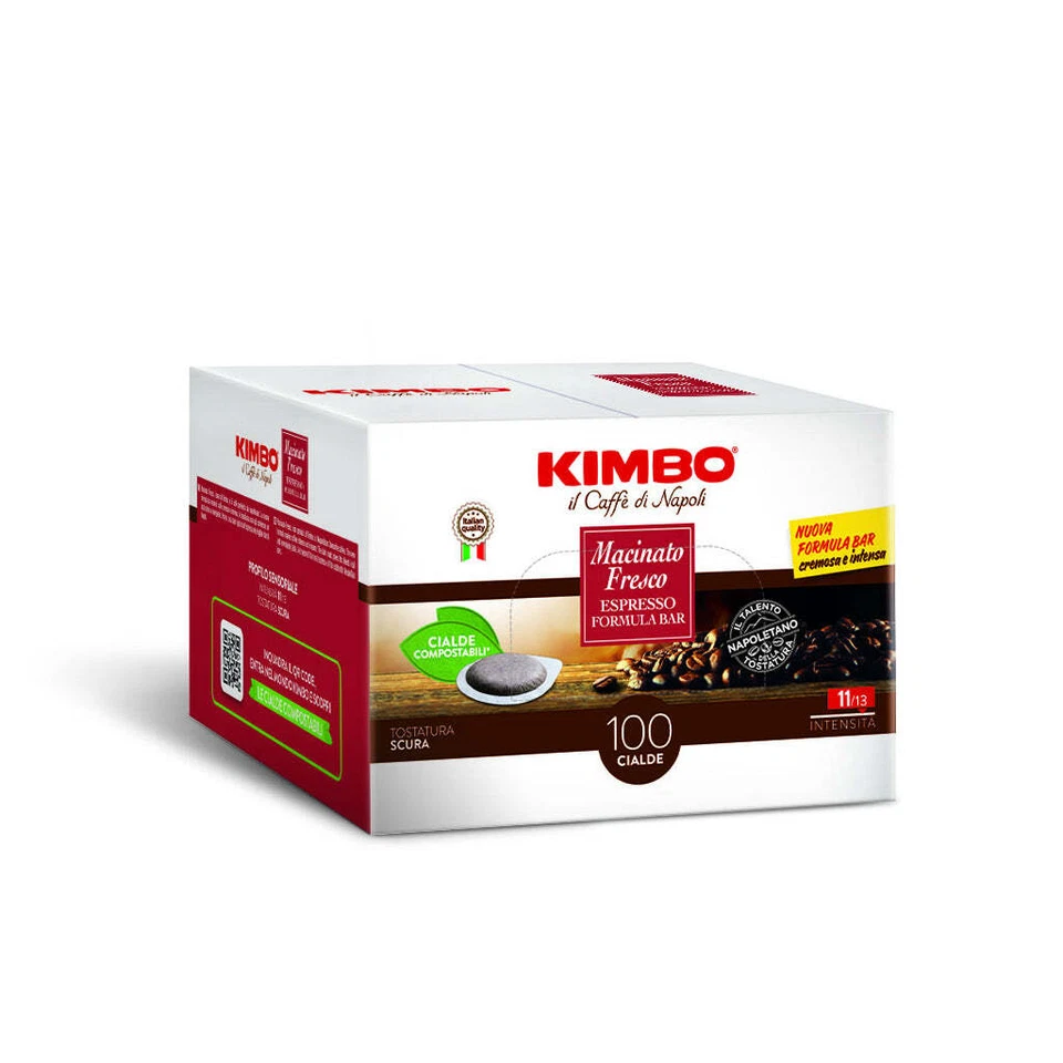 Kimbo Cialde Caffè ESE Miscela Macinato Fresco, 200 - 300 - 400 Pezzi - Immagine 1 di 1