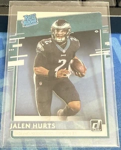 2020 Panini Chronicles Football #RR-JAH Jalen Hurts Clear Cut Rated Rookie - Picture 1 of 2