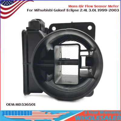 Medidor de sensor de flujo de aire de masa para Mitsubishi Galant Eclipse 2,4 L 3,0 L 1999-2003 Foto 1 de 4