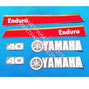 Yamaha 40hp 2 stroke Enduro outboard engine decals sticker kit E40XMH 66T decal - Picture 1 of 11
