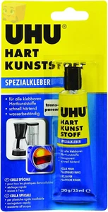 UHU Hartkunststoff-Kleber, 30g – wasser- & hitzebeständig, transparent - Bild 1 von 3