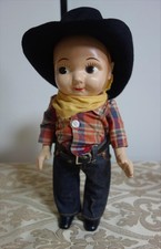 Vintage Buddy Lee Doll Cowboy Lee Jeans in original outfit 1950s Figure
