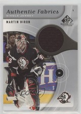 2005-06 SP Game Used Edition Authentic Fabrics Martin Biron #AF-MB