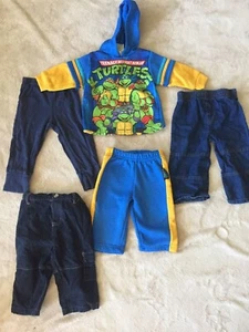 Pantalones azules para niño infantil de 12 meses con sudadera a juego Teenage Mutant Turtles - Imagen 1 de 5