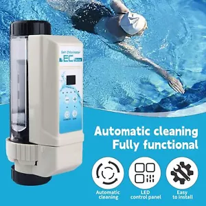 Salt Water Pool Chlorine Generator Complete System for 26k Gallons Chlorinator - Picture 1 of 13