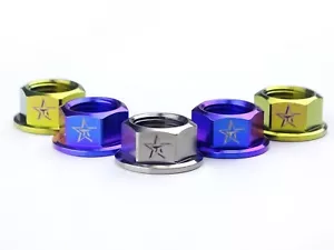k-nut Nuts M5 M6 M8 M10 M12 M14 M16 Lightweight Titanium GR5 Tistars x1 - Picture 1 of 18