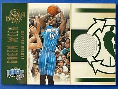 2010-11 Panini Season Update Green Week SP Patch Jameer Nelson 25/49 #13 Magic - Image 1 of 3