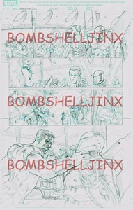 MARVEL NEW THUNDERBOLTS #9 Page 12 Original Art By Cliff Richards  - Picture 1 of 1