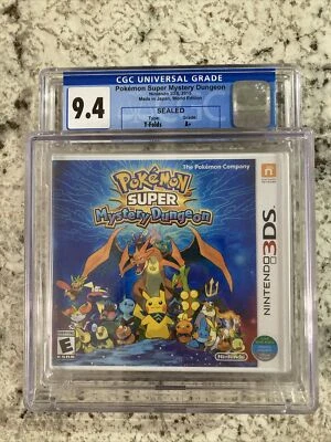Pokemon Super Mystery Dungeon (Nintendo 3DS, 2015) Graded CGC 9.4 A+ Sealed/New - Image 1 of 3