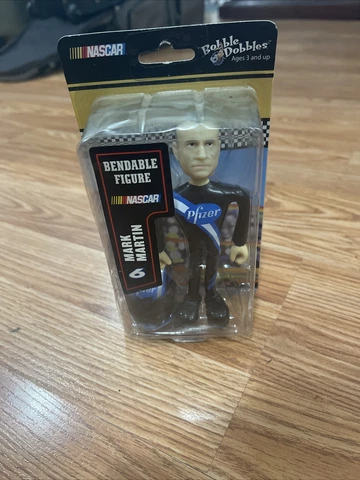 NASCAR Bobble Dobbles Bendable Figure #6 Mark Martin Pfizer Cover