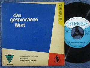 ANNEMARIE HASE liest Tucholsky / SP DDR 1961 ETERNA 560050 - Foto 1 di 2