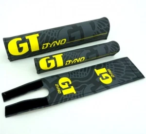 GT BMX Pads,SE BMX Oldschool FREESTYLE/BMX DYNO RETRO GRAY/YELLOW NEW - Picture 1 of 2