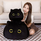 10/25CM Black Cat Pillow Cute Plush Doll Pendant Key Chain Decoration ny
