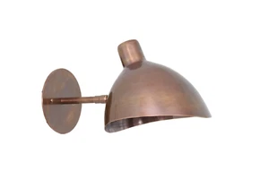 1 light Short Wall Mid Century Modern Raw Brass Sputnik chandelier light Fixture - Picture 1 of 6