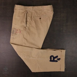 POLO RALPH LAUREN Khakis-Chinohose Distressed Graphic Patched ~34 (ohne Etikett) - Bild 1 von 7