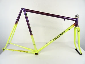 Orbit Vintage 80s Road Time-Trial Bike Frame Set 60x58cm Reynolds 531 C VF-21-I8 - Picture 1 of 21