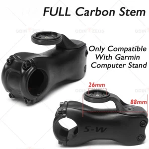 Carbon Fiber Road Bike Stem 31.8mm Mountain Bicycle Stem Parts Angle 6/17 Degree - Picture 1 of 46