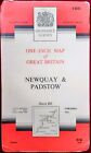 OS 1961 COLOURED PAPER MAP of NEWQUAY & PADSTOW, SHEET 159 ONE-INCH Price 6/6