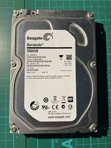 Disque dur SATA 3,5” Seagate ST2000DM001 Barracuda 2 To 2000 Go pour PC CCTV - Photo 1/1