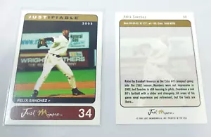 Tarjeta de béisbol 2002 Just Minors Justificable Sergio Santos #35 novato radiocontrol - Imagen 1 de 1
