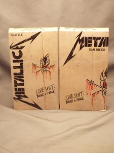 Metallica Live Shit Binge & Purge - Seattle & San Diego Concert 2 ct. VHS Set - Picture 1 of 3