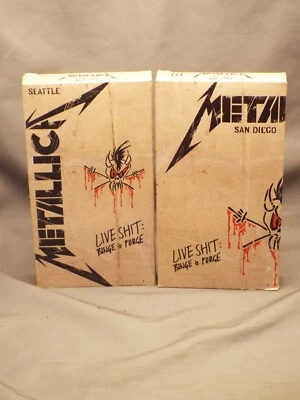 Metallica Live Shit Binge & Purge - Seattle & San Diego Concert 2 ct.  VHS Set - Image 1 of 3