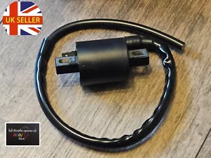 fits: YAMAHA YZ 125 / 250 / 490 1984-1993 HT COIL IGNITION COIL AND LEAD UK :-) - Picture 1 of 4
