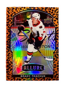 Brady Tkachuk ~ 2020-21 Upper Deck Allure ~ Leopard Parallel
