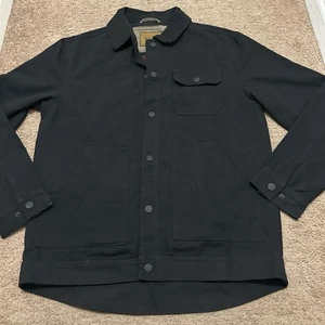 Venado Jacke Medium schwarz kariert Tasche verdecktes Tragen Hemdkragen Utility - Bild 1 von 9