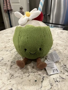 2025 Summer Jellycat Amuseables Aruba Coconut Cuddly Toys - Picture 1 of 7