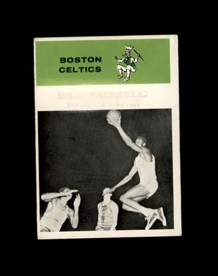 1961 FLEER #62 BILL RUSSELL BOSTON CELTICS LOW GRADE ERASURE/WAX ON BACK *1822 - Image 1 of 2