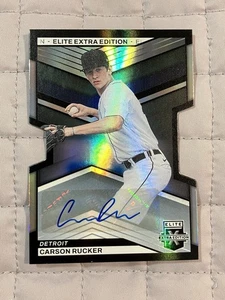 Carson Rucker 2023 Panini Elite Extra Edition Autograph #108 Auto /399 Tigers - Bild 1 von 2