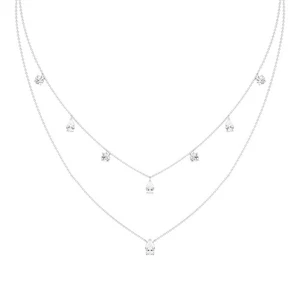 Women's 2.40Ct IGI Certified Lab Grown Diamond 14k Gold Pendant 14k White Gold - Picture 1 of 14