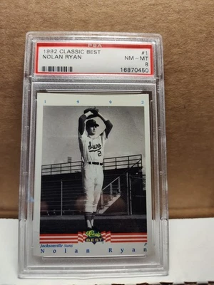 1992 Classic Best Nolan Ryan #1 PSA 8 - Image 1 of 2