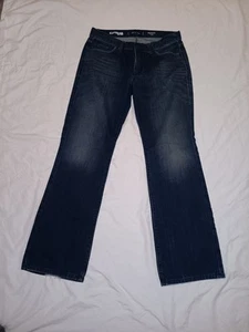 Express Men’s Distressed Rocco Jeans Slim Fit / Low-Rise / Boot Cut Size 34x34 - Picture 1 of 8