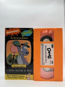 Nickelodeon Doug Volume 1 How Did I Get Into This Mess? VHS Tape 1993 - Foto 1 di 1