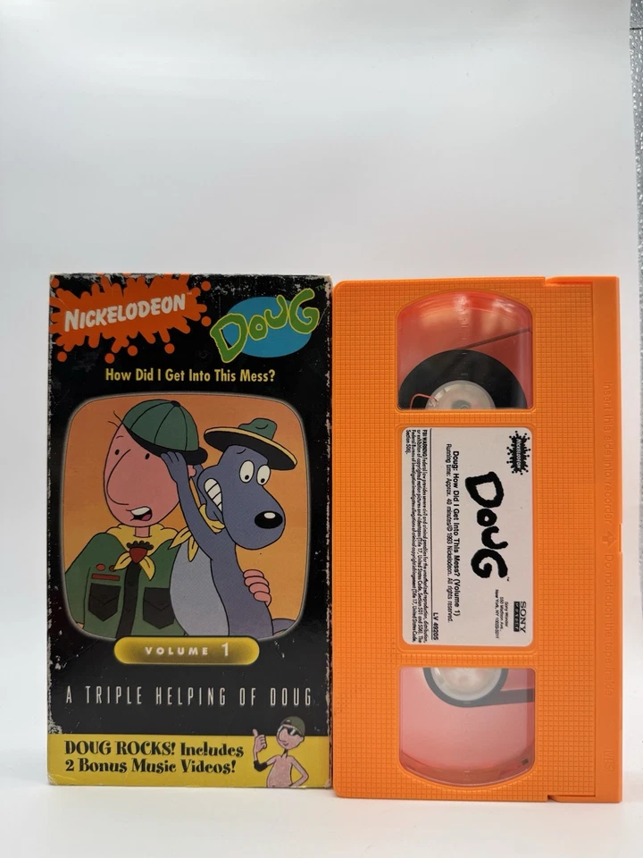 Nickelodeon Doug Volume 1 How Did I Get Into This Mess? VHS Tape 1993 - Image 1 of 1