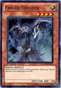 Fabled Urustos Super Rare Hidden Arsenal 3 YuGiOh Card - Picture 1 of 1