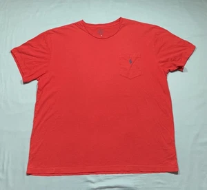 Polo Ralph Lauren Hemd Herren Größe XL Rot Kurzarm Baumwolle Tasche - Bild 1 von 4