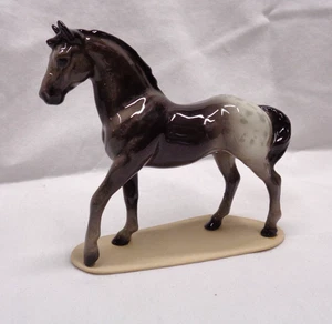 Vintage HAGER RENAKER Miniatur Keramik APPALOOSA PFERD Figur 3,5" x 3,25" LESEN! - Bild 1 von 8