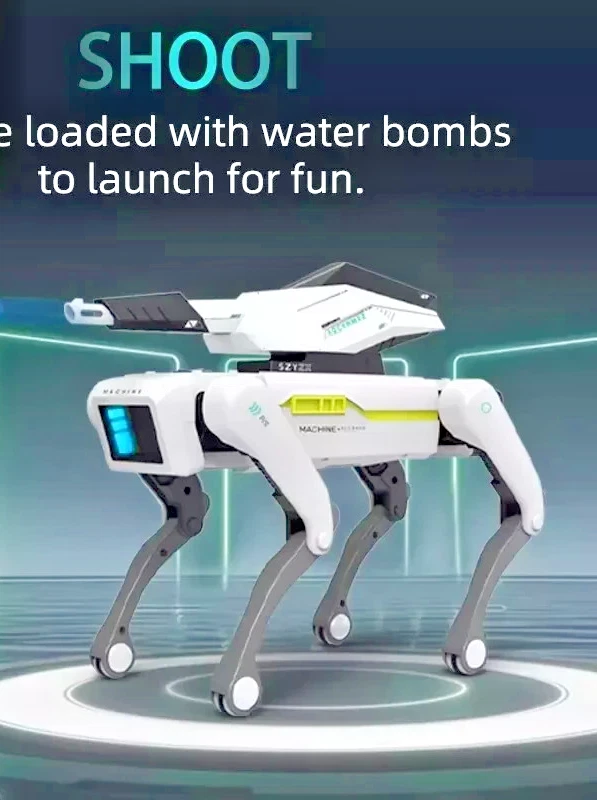 ROBOT DOG SHOOTS GEL BALLS ! USA SELLER DOES KUNG FU  MODEL Smart RC Robo🧨 - Image 1 of 1