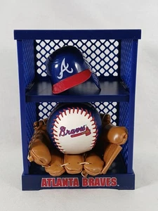 Atlanta BRAVES 5.5" Mini Locker with Helmet, Glove & Ball Official MLB Desk Toy - Picture 1 of 10