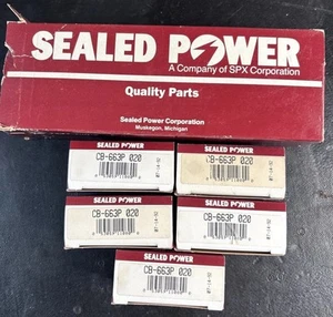 (5) Sealed Power CB-663P-20 Connecting Rod Bearings .020 65-12 Chevrolet SBC NOS - Picture 1 of 4