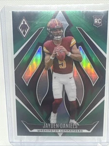Jayden Daniels 2024 Panini Phoenix Green Holo RC Rookie /199 Commanders - Bild 1 von 2