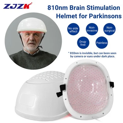 810 nm Infrarot Rotlichttherapie Neurofeedback Geräte Hirnverletzung LED Helm - Bild 1 von 4