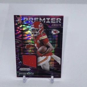 2024 Panini Prizm Xavier Worthy RC Purple Pulsar Premier Jerseys - Chiefs - Imagen 1 de 2