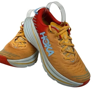 Hoka One One Bondi X Fiesta Amber Yellow Mens Size 9.5 .Running Workout Exercise - Picture 1 of 9