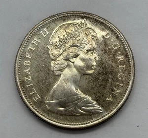 1867-1967 Canada Silver Dollar Oca 100° Anniversario del Canada (Prova) - Foto 1 di 2