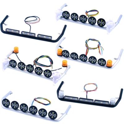 LED Dachlichter Drehlampe Für 1/14 Tamiya RC LKW SCANIA 770S Volvo Man Auto - Bild 1 von 4