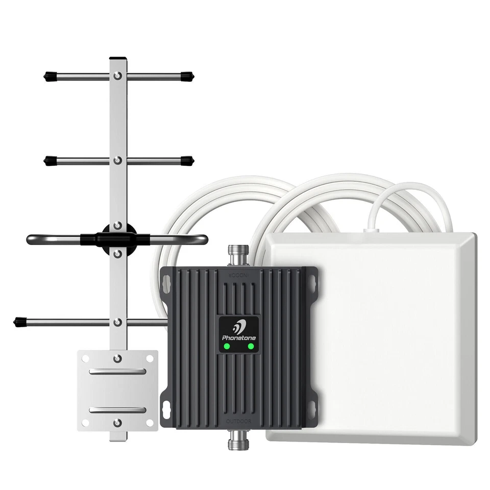 Phonetone AN-L45AV Cell Phone Signal Booster for Vehicle - Black
